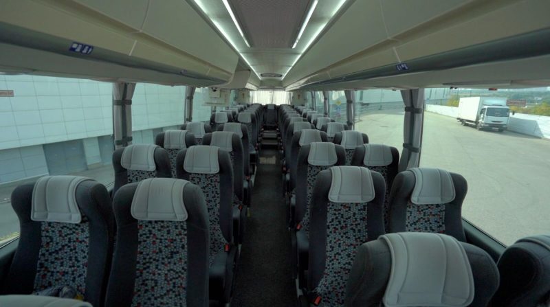 Панорама салона в автобусе Scania Higer А80 (709, 953, 956) 51+1