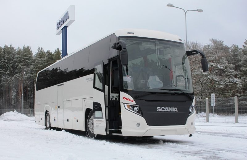 Автобусы Scania зимой: комфорт и безопасность в русские морозы